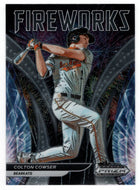 Colton Cowser - Sam Houston State Bearkats - Fireworks (MLB - NCAA Baseball Card) 2021 Panini Prizm Draft Picks # F-CC Mint
