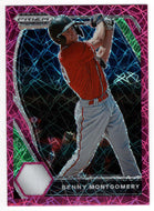Benny Montgomery - Red Land High School - Pink Velocity (MLB - NCAA Baseball Card) 2021 Panini Prizm Draft Picks # 8 Mint