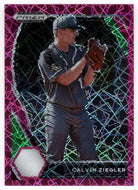 Calvin Ziegler - TNXL Academy - Pink Velocity (MLB - NCAA Baseball Card) 2021 Panini Prizm Draft Picks # 46 Mint