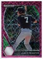 James Triantos - Madison High School VA - Pink Velocity (MLB - NCAA Baseball Card) 2021 Panini Prizm Draft Picks # 56 Mint