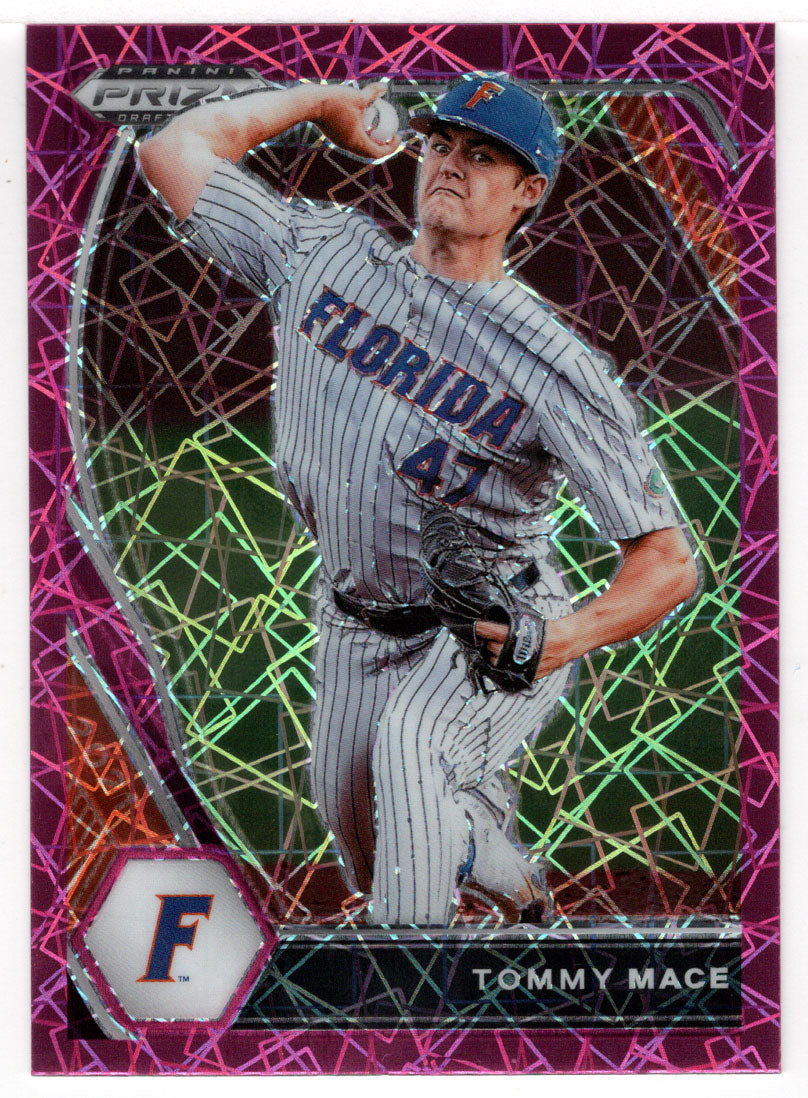 Tommy Mace - Florida Gators - Pink Velocity (MLB - NCAA Baseball Card) 2021 Panini Prizm Draft Picks # 69 Mint