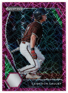 Cameron Cauley - Barbers Hill High School - Pink Velocity (MLB - NCAA Baseball Card) 2021 Panini Prizm Draft Picks # 73 Mint