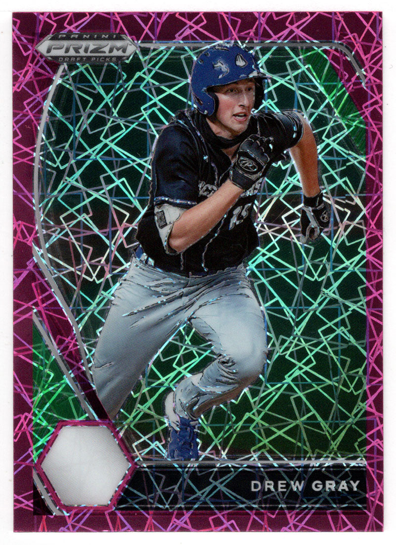 Drew Gray - IMG Academy - Pink Velocity (MLB - NCAA Baseball Card) 2021 Panini Prizm Draft Picks # 93 Mint