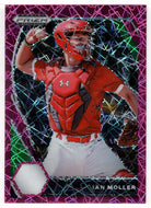 Ian Moller - Wahlert Catholic High School - Pink Velocity (MLB - NCAA Baseball Card) 2021 Panini Prizm Draft Picks # 103 Mint