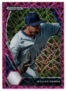 Rohan Handa - Yale Bulldogs - Pink Velocity (MLB - NCAA Baseball Card) 2021 Panini Prizm Draft Picks # 146 Mint