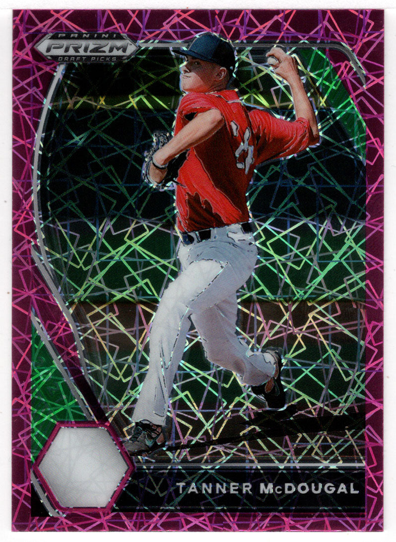 Tanner McDougal - Silverado High School - Pink Velocity (MLB - NCAA Baseball Card) 2021 Panini Prizm Draft Picks # 155 Mint