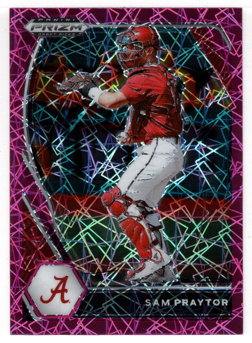 Sam Praytor - Alabama Crimson Tide - Pink Velocity (MLB - NCAA Baseball Card) 2021 Panini Prizm Draft Picks # 179 Mint