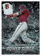 Matheu Nelson - Florida State Seminoles - Power Surge (MLB - NCAA Baseball Card) 2021 Panini Prizm Draft Picks # PS-MN Mint