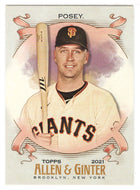 Buster Posey - San Francisco Giants (MLB Baseball Card) 2021 Topps Allen and Ginter # 13 Mint