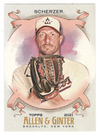 Max Scherzer - Washington Nationals (MLB Baseball Card) 2021 Topps Allen and Ginter # 52 Mint