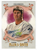 Jose Canseco - Tampa Bay Devil Rays (MLB Baseball Card) 2021 Topps Allen and Ginter # 64 Mint