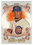 Javier Baez - Chicago Cubs (MLB Baseball Card) 2021 Topps Allen and Ginter # 65 Mint