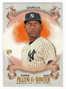 Deivi Garcia RC - New York Yankees (MLB Baseball Card) 2021 Topps Allen and Ginter # 114 Mint