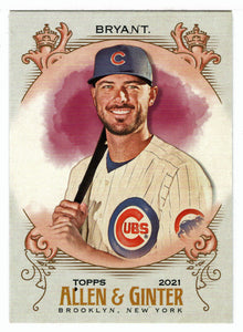 Kris Bryant - Chicago Cubs (MLB Baseball Card) 2021 Topps Allen and Ginter # 122 Mint