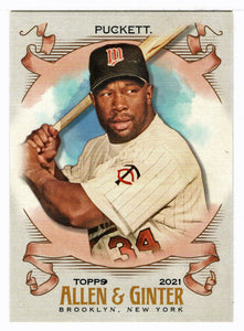 Kirby Puckett - Minnesota Twins (MLB Baseball Card) 2021 Topps Allen and Ginter # 146 Mint