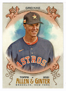 Zack Greinke - Houston Astros (MLB Baseball Card) 2021 Topps Allen and Ginter # 172 Mint