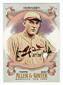 Rogers Hornsby - St. Louis Cardinals (MLB Baseball Card) 2021 Topps Allen and Ginter # 177 Mint