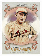 Rogers Hornsby - St. Louis Cardinals (MLB Baseball Card) 2021 Topps Allen and Ginter # 177 Mint