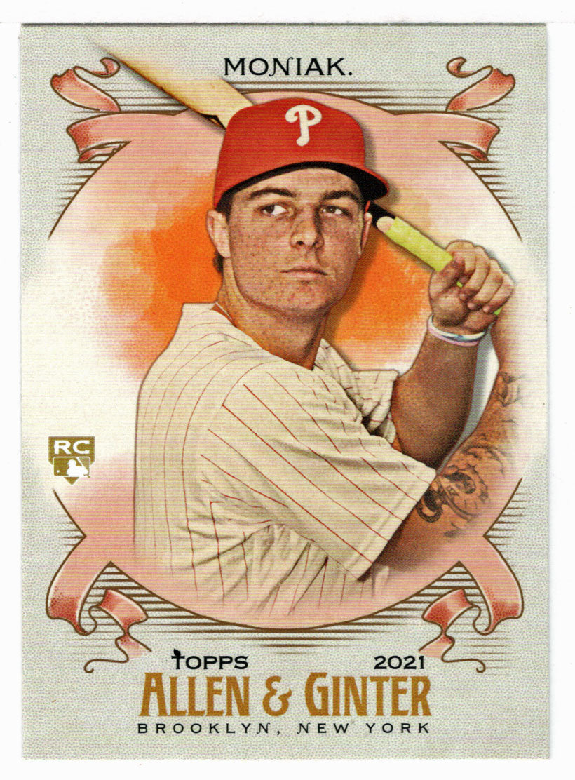 Mickey Moniak RC - Philadelphia Phillies (MLB Baseball Card) 2021 Topps Allen and Ginter # 213 Mint