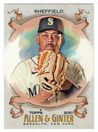 Justus Sheffield - Seattle Mariners (MLB Baseball Card) 2021 Topps Allen and Ginter # 252 Mint