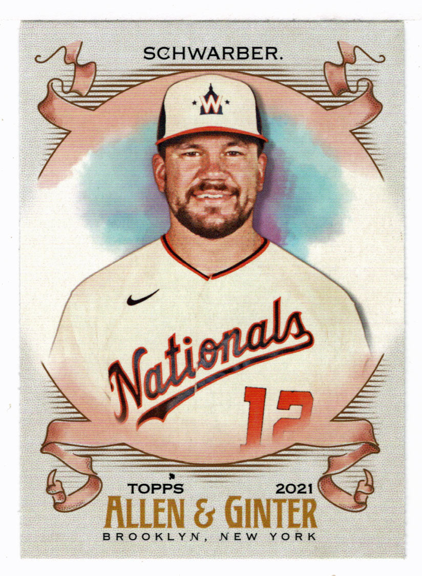 Kyle Schwarber - Washington Nationals (MLB Baseball Card) 2021 Topps Allen and Ginter # 282 Mint