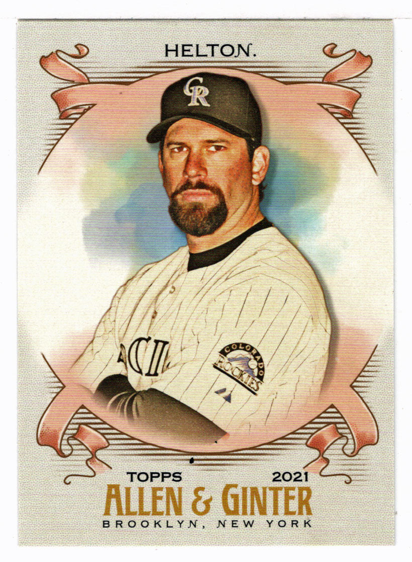 Todd Helton - Colorado Rockies (MLB Baseball Card) 2021 Topps Allen and Ginter # 330 Mint