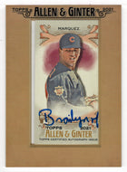 Brailyn Marquez - Chicago Cubs (MLB Baseball Card) 2021 Topps Allen and Ginter MINI Relics - Autograph # FMA-BA Mint