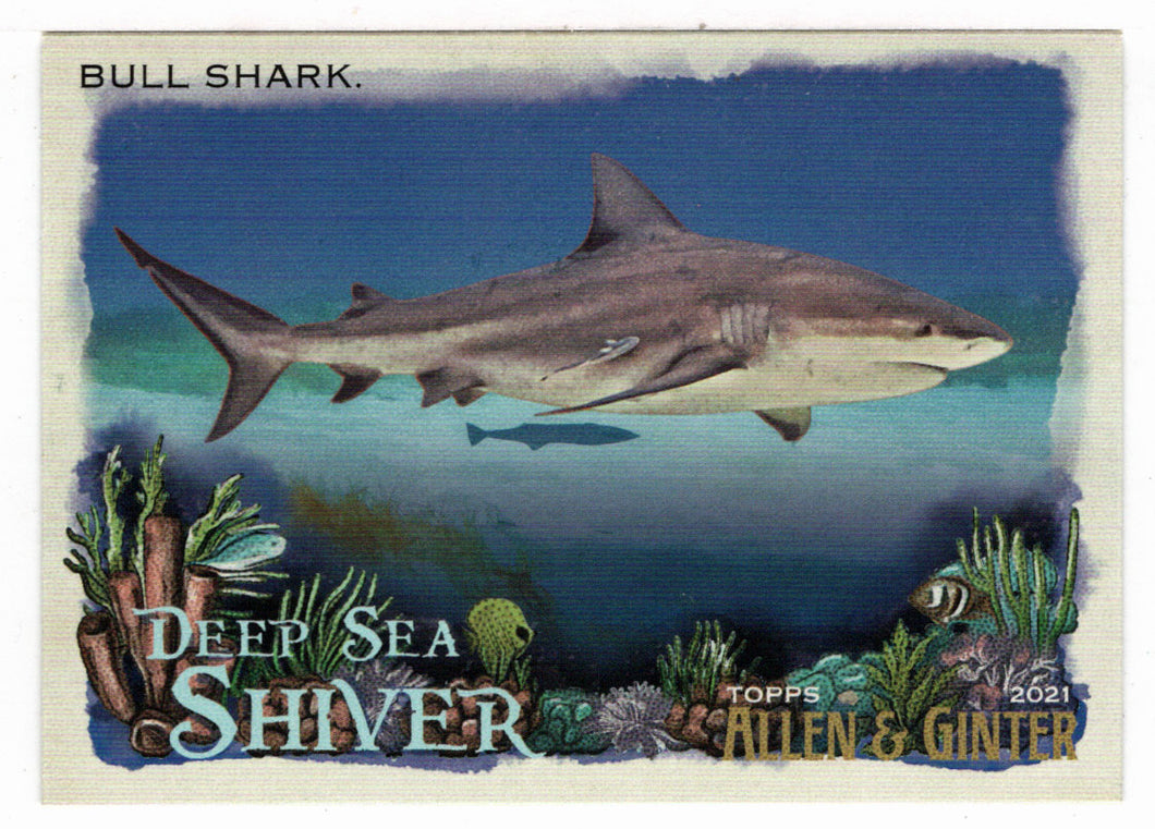 Bull Shark (MLB Baseball Card) 2021 Topps Allen and Ginter Deep Sea Shiver # DSS-2 Mint