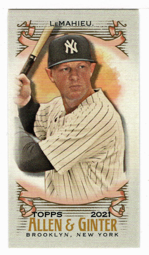 DJ LeMahieu - New York Yankees (MLB Baseball Card) 2021 Topps Allen and Ginter MINI - A&G Back # 67 Mint