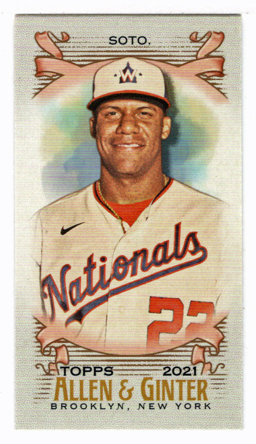 Juan Soto - Washington Nationals (MLB Baseball Card) 2021 Topps Allen and Ginter MINI # 74 Mint