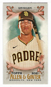 Trent Grisham - San Diego Padres (MLB Baseball Card) 2021 Topps Allen and Ginter MINI # 327 Mint