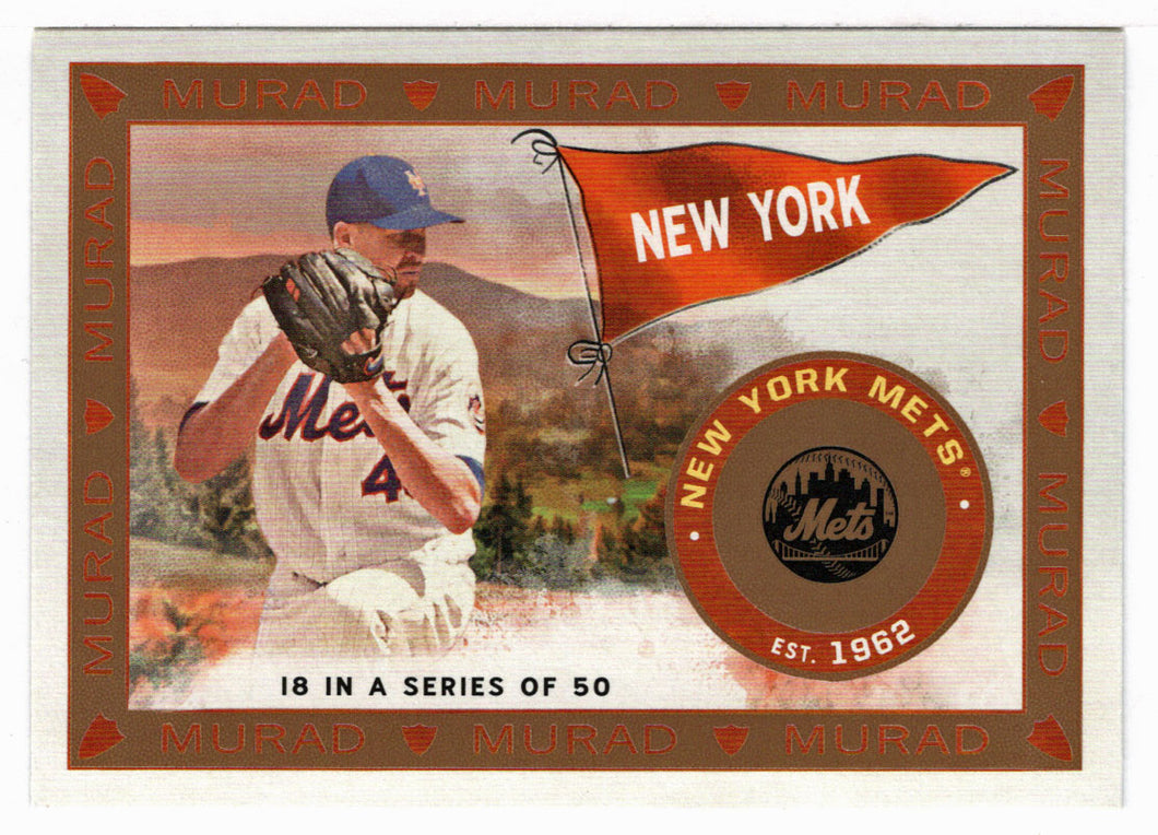 Jacob deGrom - New York Mets (MLB Baseball Card) 2021 Topps Allen and Ginter T51 Murad Reimagined # MR-18 Mint