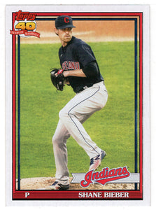 Shane Bieber - Cleveland Indians (MLB Baseball Card) 2021 Topps Archives # 183 Mint