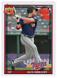 Alex Kirilloff RC - Minnesota Twins (MLB Baseball Card) 2021 Topps Archives # 192 Mint