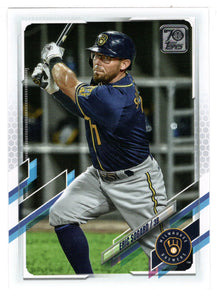 Eric Sogard - Milwaukee Brewers (MLB Baseball Card) 2021 Topps # 21 Mint