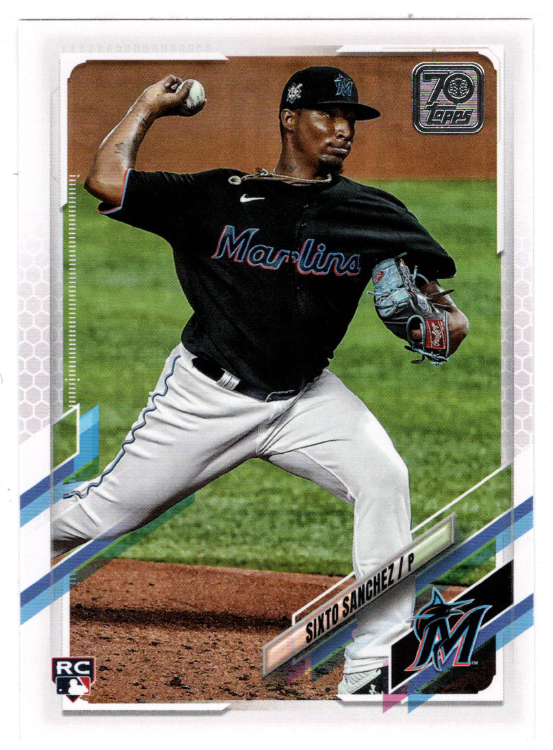 Sixto Sanchez RC - Miami Marlins (MLB Baseball Card) 2021 Topps # 25 Mint