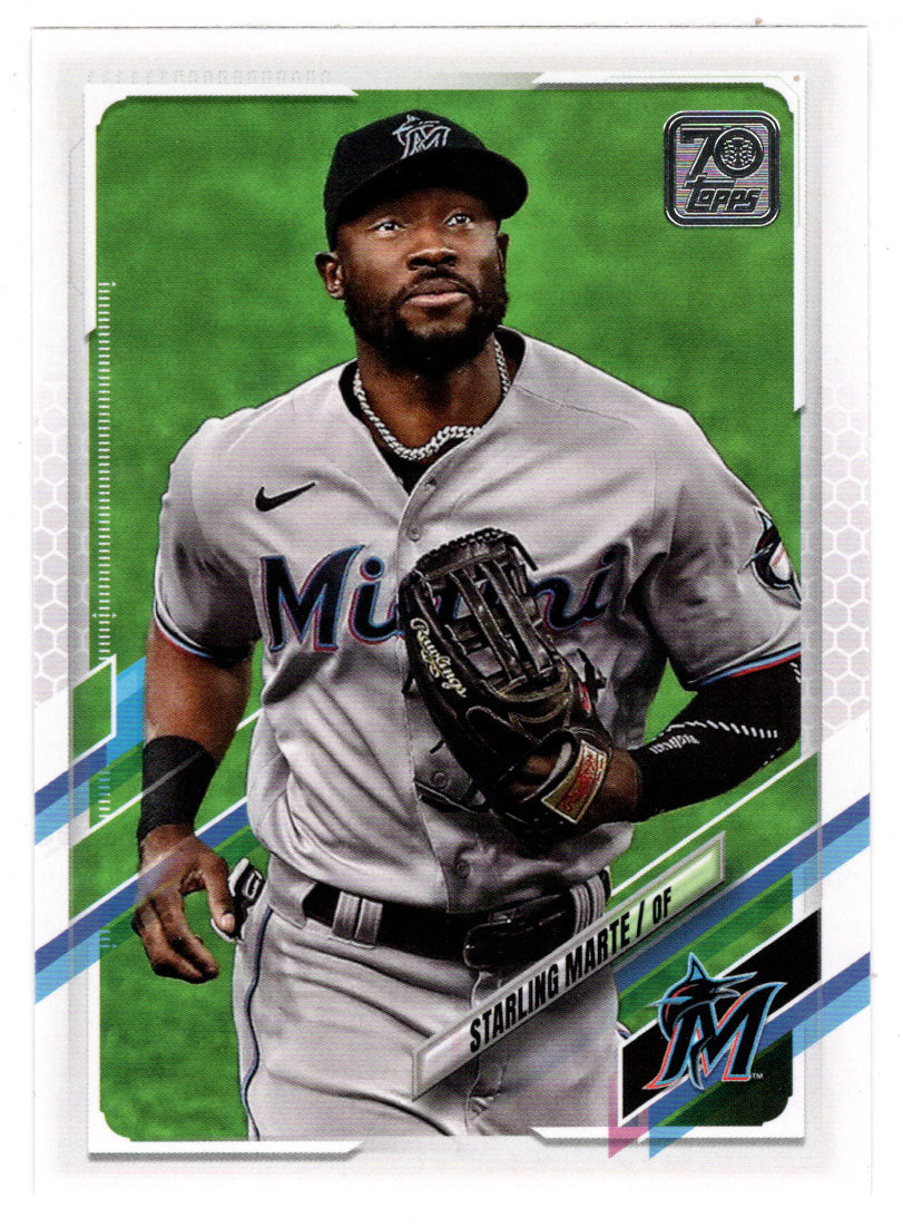 Starling Marte - Miami Marlins (MLB Baseball Card) 2021 Topps # 49 Mint