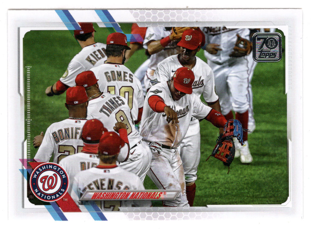 Washington Nationals Team Stats (MLB Baseball Card) 2021 Topps # 58 Mint