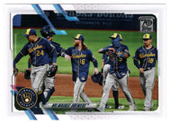 Milwaukee Brewers Team Stats (MLB Baseball Card) 2021 Topps # 59 Mint