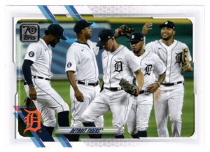 Detroit Tigers Team Stats (MLB Baseball Card) 2021 Topps # 70 Mint