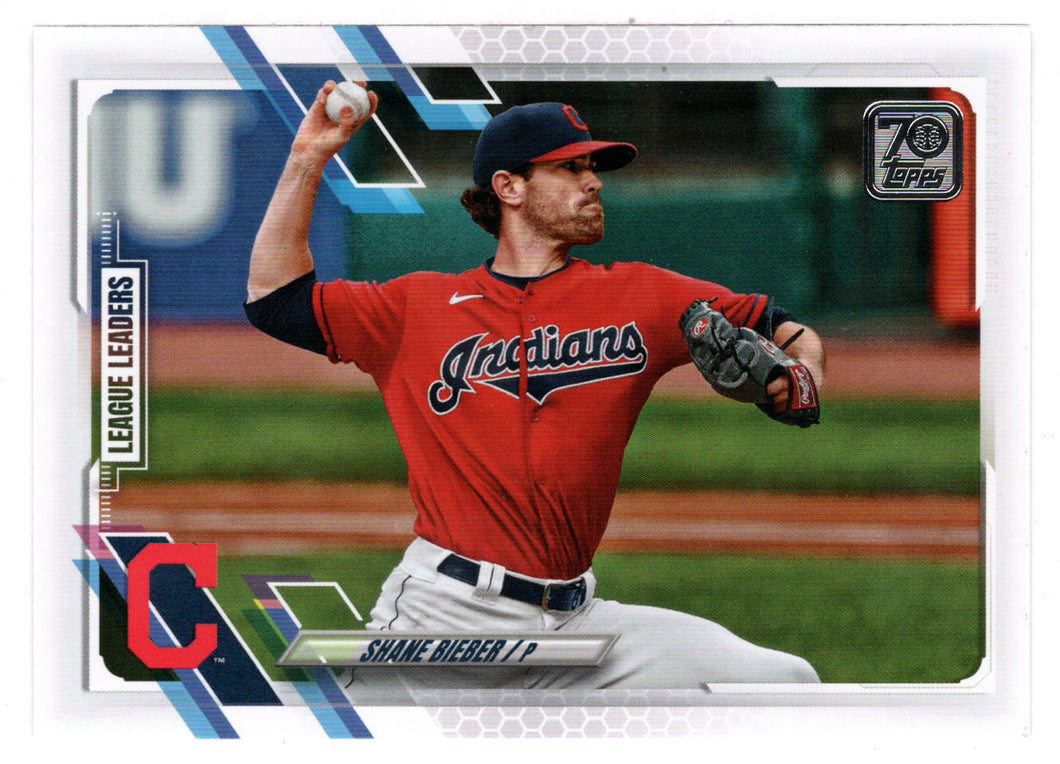 Shane Bieber - Cleveland Indians (MLB Baseball Card) 2021 Topps # 72 Mint