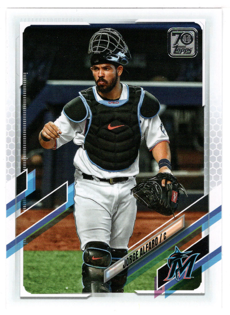 Jorge Alfaro - Miami Marlins (MLB Baseball Card) 2021 Topps # 87 Mint