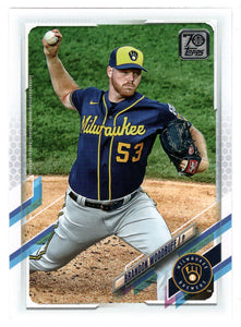 Brandon Woodruff - Milwaukee Brewers (MLB Baseball Card) 2021 Topps # 135 Mint