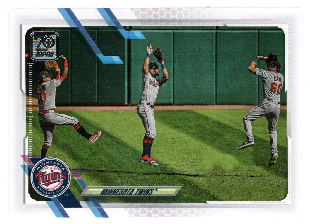 Minnesota Twins Team Stats (MLB Baseball Card) 2021 Topps # 156 Mint