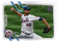 Jacob deGrom - New York Mets - NL Strikeout Leaders (MLB Baseball Card) 2021 Topps # 170 Mint