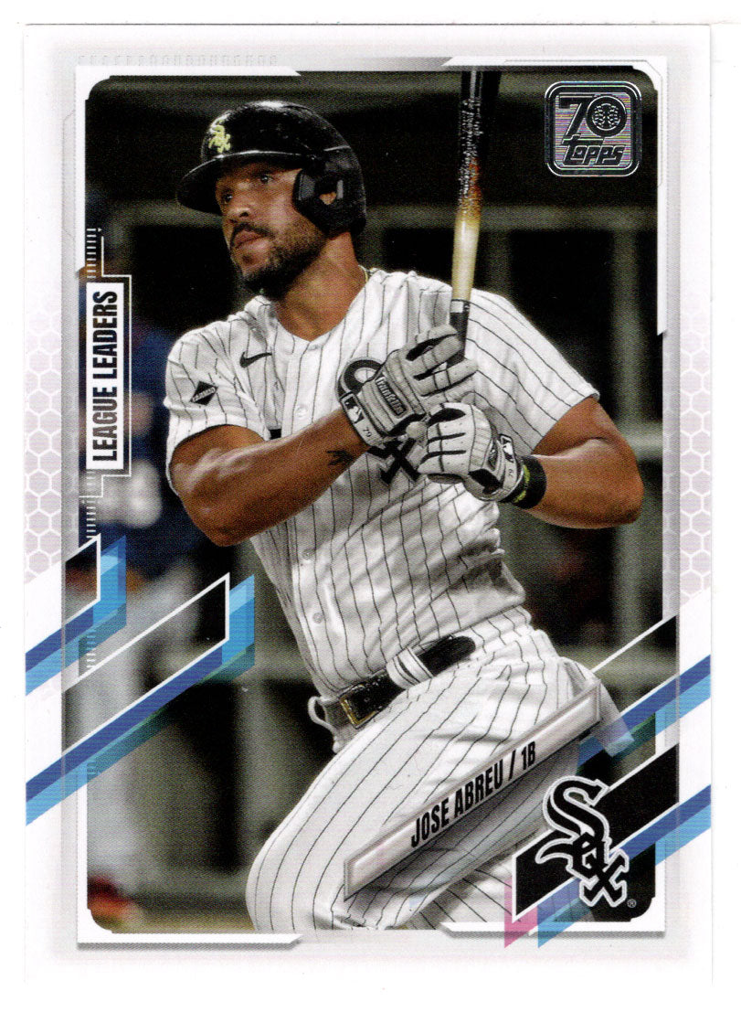 Jose Abreu - Chicago White Sox - AL RBI Leaders (MLB Baseball Card) 2021 Topps # 180 Mint