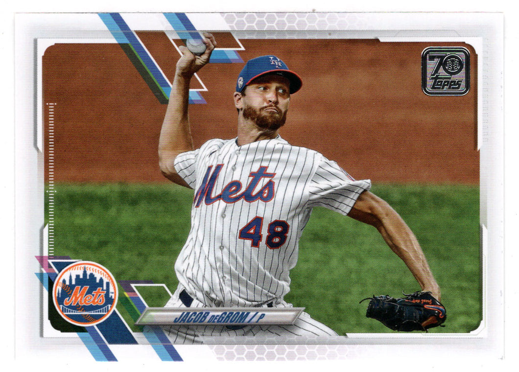 Jacob deGrom - New York Mets (MLB Baseball Card) 2021 Topps # 200