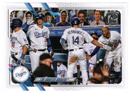 Los Angeles Dodgers - Team Stats (MLB Baseball Card) 2021 Topps # 201 Mint