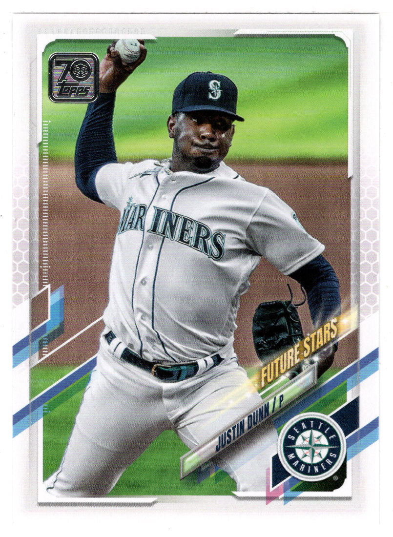 Justin Dunn - Seattle Mariners - Future Stars (MLB Baseball Card) 2021 Topps # 215 Mint