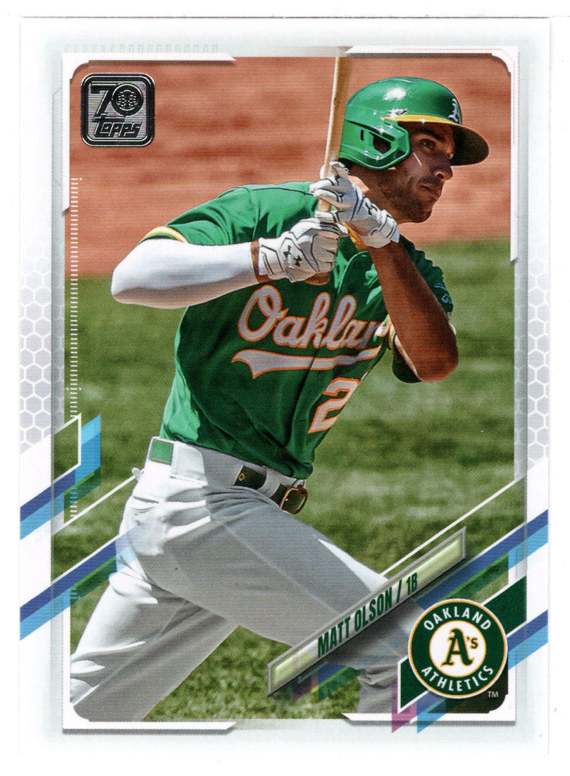 Matt Olson - Oakland Athletics (MLB Baseball Card) 2021 Topps # 218 Mint